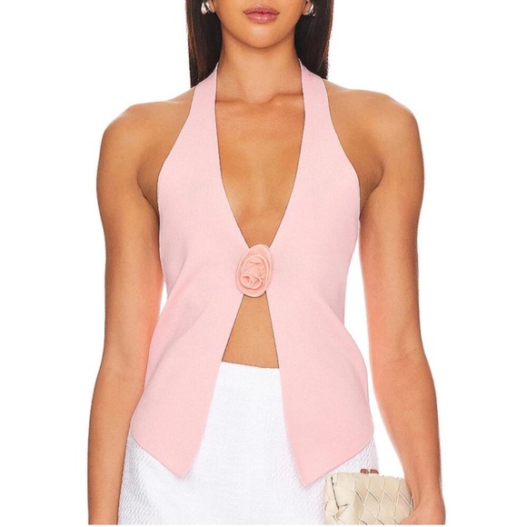 REVOLVE Tops - More To Come Rosette Halter Top